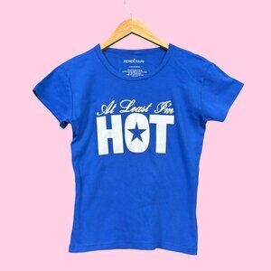Renee Rapp Bite Me Tour At Least I'm Hot Crop Tee L